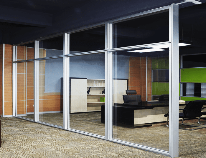 GIBCA-G9-SINGLE-GLAZED-MODULAR-DEMOUNTABLE-OFFICE-PARTITION-SYSTEM