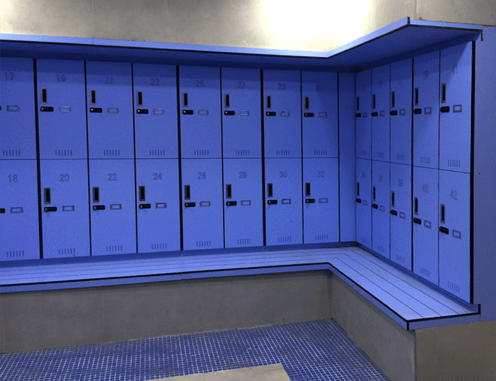 GIBCA HIGH PRESSURE COMPACT LAMINATE LOCKER SYSTEMS