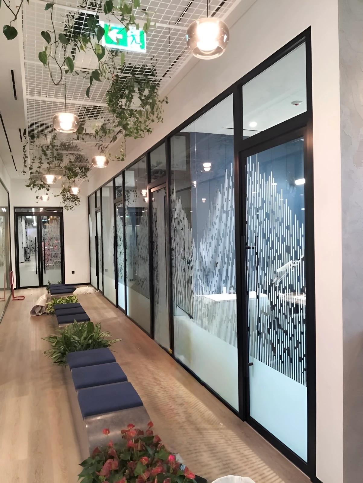 OFFICE PARTITIONS ARE FRAGILE AND EASILY DAMAGED